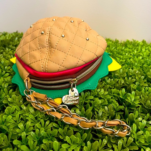 Betsey Johnson Handbags - Betsy Johnson Burger Clutch